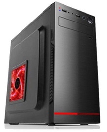 Gembird Case Fornax 952 Black Red LED