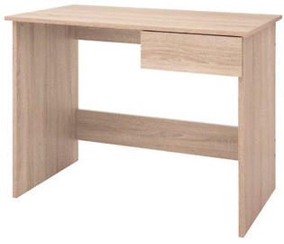 Black Red White Desk B08 Sonoma Oak