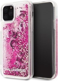 Karl Lagerfeld Glitter Back Case For Apple iPhone 11 Pro Rose Gold