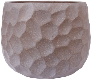Puķu pods Home4you Flower Pot Cubo-1 D54xH39cm Taupe