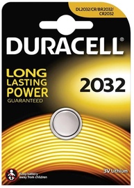 Duracell Long Lasting Power Lithium Tablet Battery CR2032