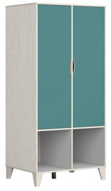 Skapis Black Red White Stanford Gray&Turquoise, 81x60x171.5 cm