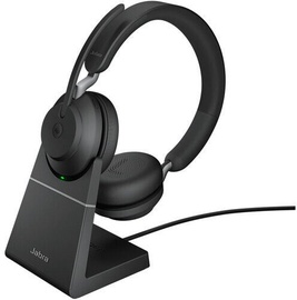 Беспроводные наушники Jabra Evolve2 65 Link380c MS Stereo, черный