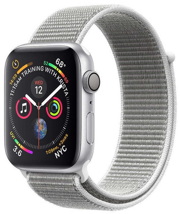 Išmanusis laikrodis Apple Watch Series 4 44mm, sidabro