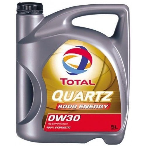 Motoreļļa Total Quartz 9000 Energy 0W - 30, sintētiskais, vieglajam auto, 5 l