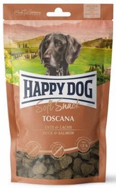 Лакомство для собак Happy Dog Soft Snack, мясо утки/лосось, 0.1 кг