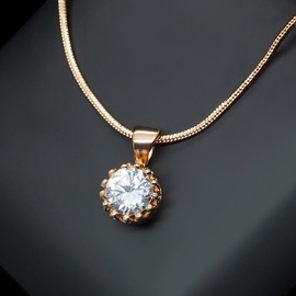 Diamond Sky Pendant Crystal Lady With Swarovski Crystals
