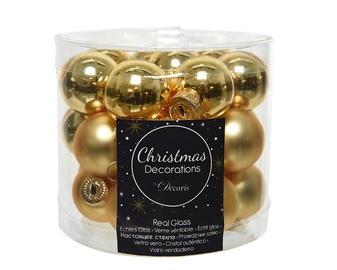 Елочная игрушка Decoris 010247 Gold, 24 шт.