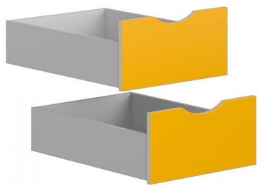 Black Red White Drawers for Stanford Wardrobe Light Grey/Yellow