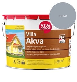 Фасадная краска Vivacolor Villa Akva, серый, 9 л