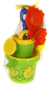 Smėlio žaislų rinkinys Verners 496529, įvairių spalvų, 240 mm, 8 vnt.