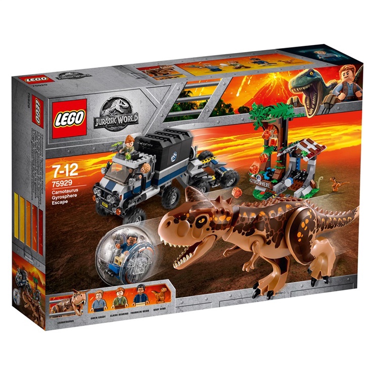 Konstruktorius LEGO® Jurassic World Carnotaurus Gyrosphere Escape 75929 75929