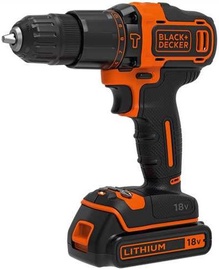 Black & Decker BDCHD18KB Hammer Drill Driver 18V 1.5Ah