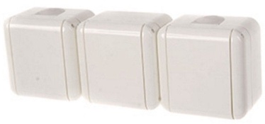 Kontaktdakšiņu savienotājs REML 229305000 Triple Socket White