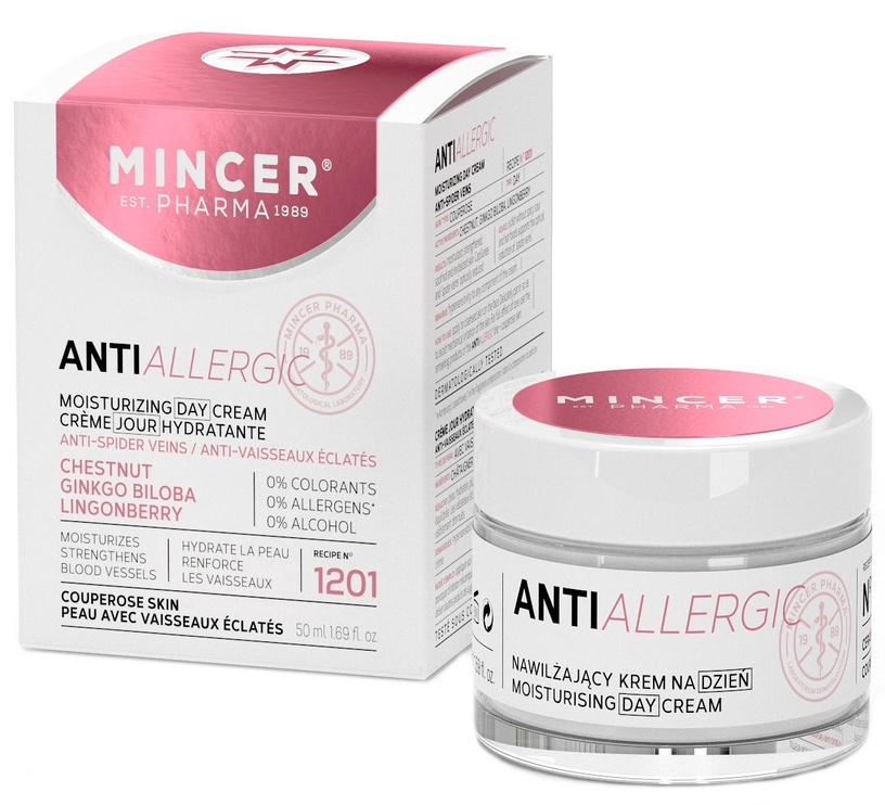 Mincer Pharma Anti Allergic Moisturizing Day Cream 50ml 1a.lt