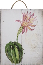 Home4you Wooden Printed Picture Country 15x20cm Cactus 1 83771