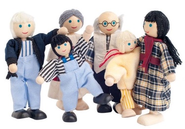 Кукла Woodyland Playing Farm Family 6pcs 90620