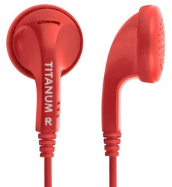 Ausinės Esperanza Titanum Stereo Earphones TH108 Red