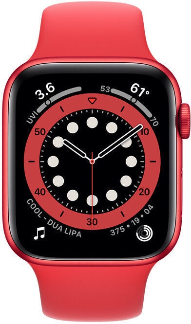 Nutikell Apple Watch 6 GPS + Cellular 44mm, punane