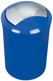 Atkritumu tvertne Spirella Sydney Blue/Silver, 5 l
