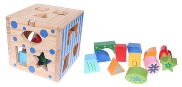 Klucīši EcoToys Wooden Cube Sorter 2047