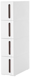 Songmics Storage Rack White 45x17x84cm