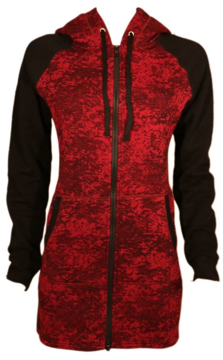 Džemperi Bars Womens Sport Jacket Red/Black 150 XL