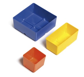 Kast Prosperplast, 108 mm x 108 mm x 46 mm, mitmevärviline