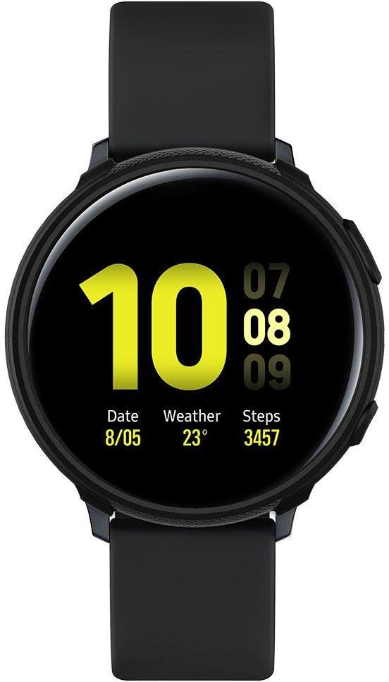 Apsauginis rėmelis Spigen Liquid Air Case For Samsung Galaxy Watch Active 2  40mm Matte Black - 1a.lt