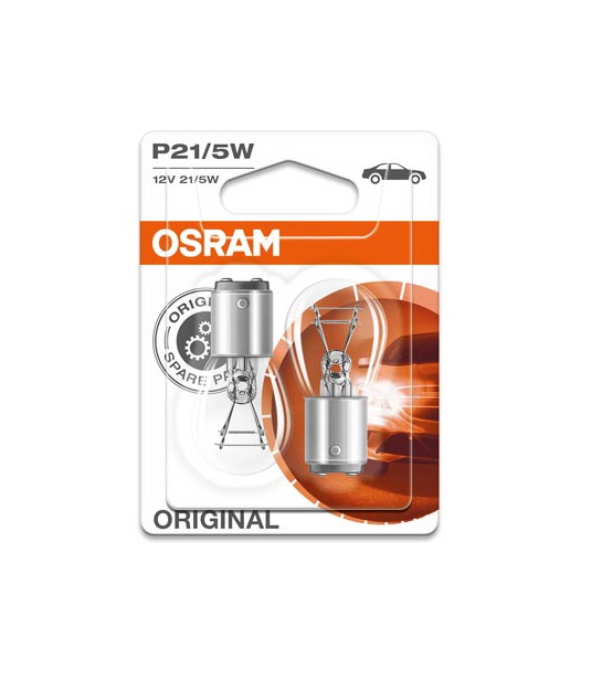 Automobilio lemputė Osram 7528-02B, Kaitrinė, skaidri, 12 V