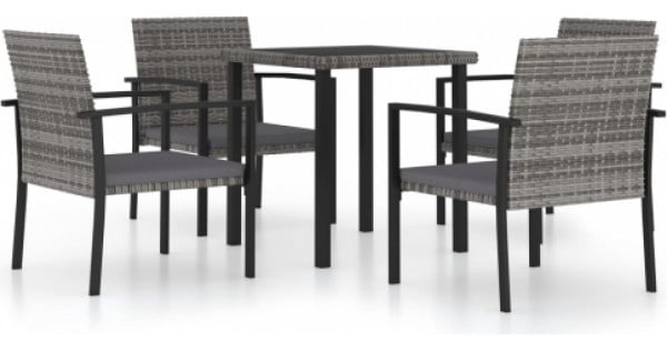 rattan 5 piece