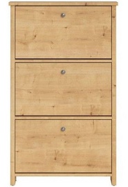 Batų spintelė Black Red White Porto Oak, 750x185x1260 mm
