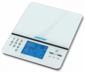 Elektrooniline köögikaal Zelmer Touch ZKS1500N, valge