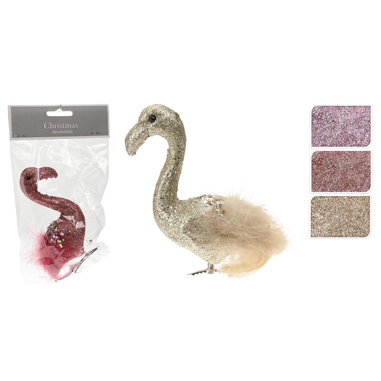 Рождественская декорация Flamingo CAA124200, 13 см, пластик/пенополистирол (eps)