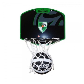 Баскетбольное кольцо с сеткой Spalding, 29 см x 24 см