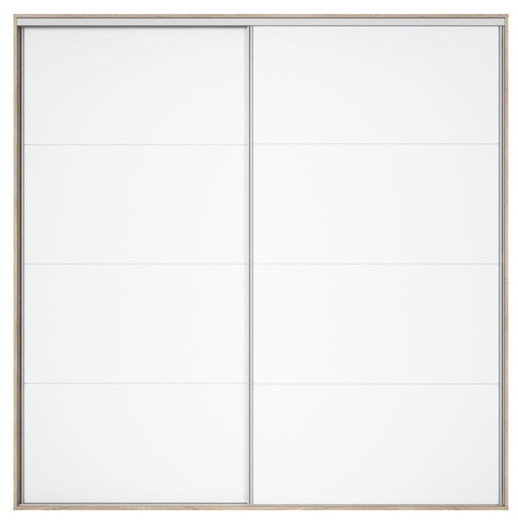 Durys, 240 cm, laminuota medžio drožlių plokštė (lmdp), balta