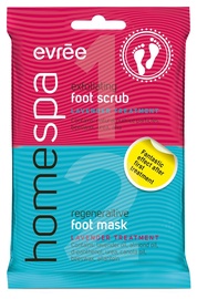 Evree Home SPA Foot Scrub & Foot Mask 2x7ml