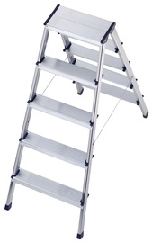 Dvipusės aliuminio sulankstomos kopėtėlės Hailo L90 8655-001, 2x5 pak