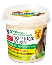 Kaukė plaukams Fito Kosmetik Folk Recipes With Dense Oil, 155 ml