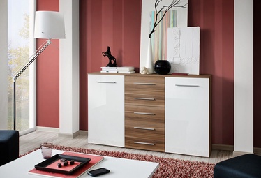 Komoda ASM Galino Fox Plum/White Gloss