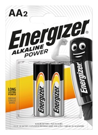 Батареи Energizer LR6, AA, 1.5 В, 2 шт.