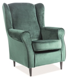 Fotelis Signal Meble Baron Green, 75x80x101 cm
