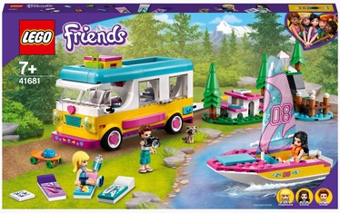 Konstruktor LEGO Friends Autosuvila metsamatkaks ja purjepaat 41681, 487 tk