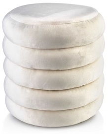 Pufas Mondex Margo HTYG2802, smėlio, 43x43x41 cm