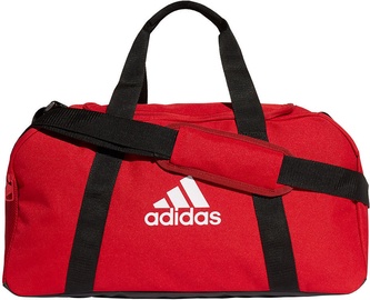 Rokassoma Adidas Tiro Primegreen Duffel Bag S GH7275, melna/sarkana