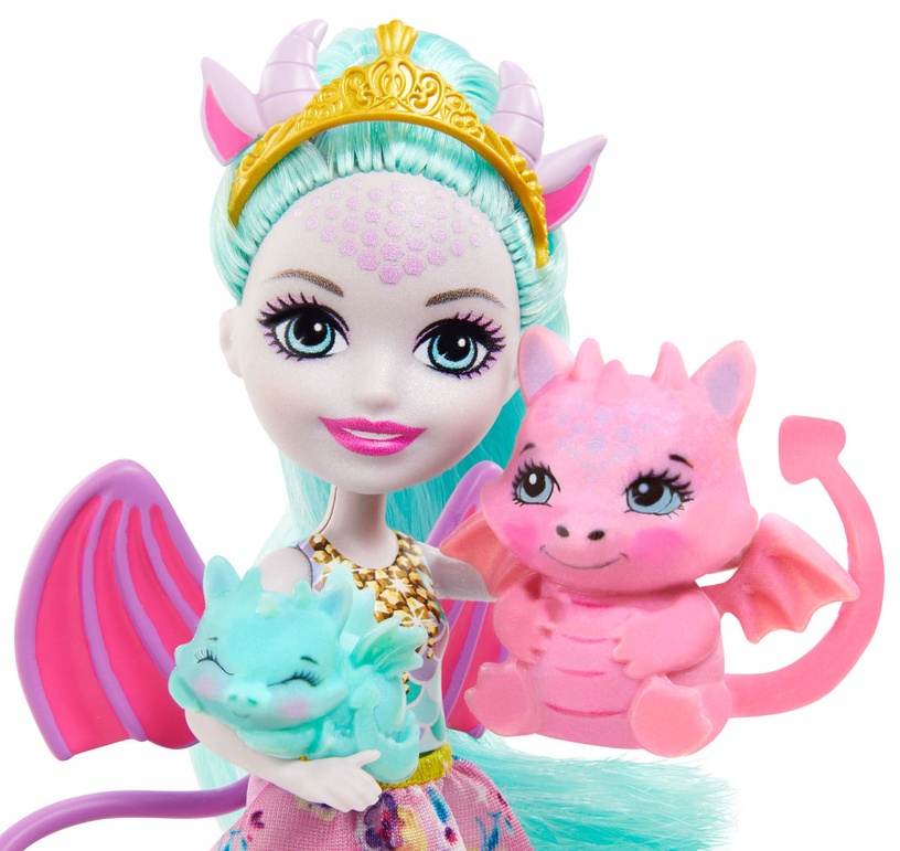 Nuku - kujuke Mattel Enchantimals Enchantimals Royals Deanna Dragon GYJ09, 15 cm