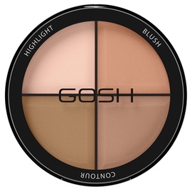 Konturēšanas palete Gosh Contour'n Strobe 01 Light, 15 g