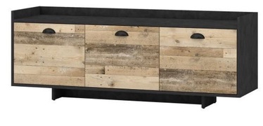 TV galds Vivaldi Meble Cup, brūna, 1400x400x530 mm