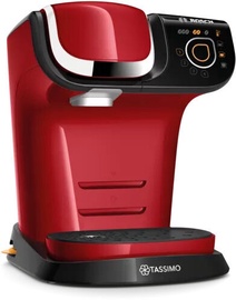 Капсульная кофемашина Bosch TAS6503, черный/красный