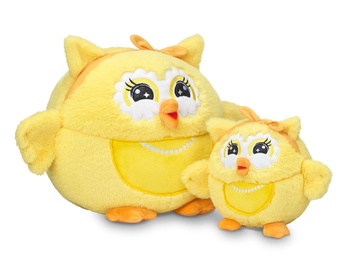 Tekk Dormeo Owl Emotion Family, kollane, 130 cm x 180 cm